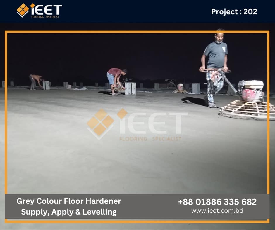 Hardener Supply & Application with Levelling